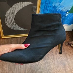 ASOS London Rebel SZ 8 Suede Pointed Ankle Boots Booties - Gently USED